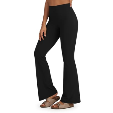 Promover Bootcut Yoga Pants for Women High Waist Dress Pants Flare Leggings Bootleg Workout Pant for...
