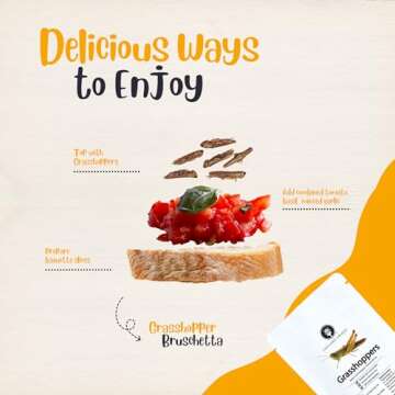 Unique Rice Field Grasshoppers - Crunchy Edible Snack