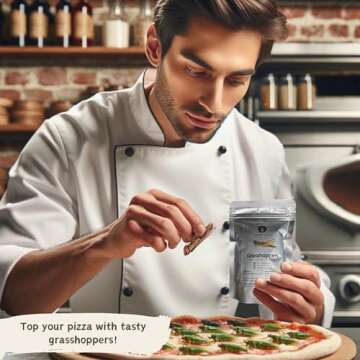 Unique Rice Field Grasshoppers - Crunchy Edible Snack