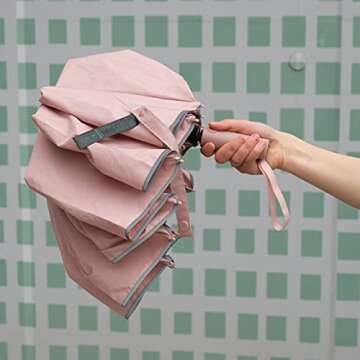 BAODINI Windproof Compact Travel Umbrella - Stylish Protection