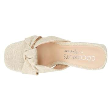 Coconuts by Matisse Women's Esme Natural Sandals for Summer Charm