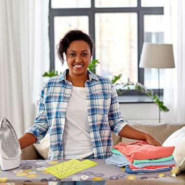 Hot Ironing Ruler, Heat Resistant Hemmer Ruler Sewing Tools Measuring Handmade Tool for Electric Iron Home Work, 10 Inches(5 x 10 Inch)