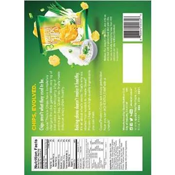 Quest Nutrition Sour Cream & Onion Protein Chips, Low Carb, Gluten Free, Potato Free, Baked, (8 Count of 1.1 oz Bags) 9 oz