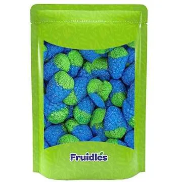 Fruidles Sour Wild Raspberry Gummy Candy, Soft Chewy Gummy Candy, Fat-Free (Half-Pound)