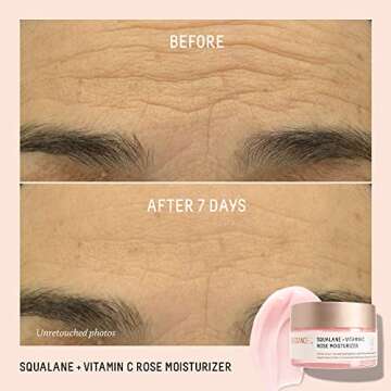 Biossance Squalane + Vitamin C Rose Moisturizer - Boost Glow