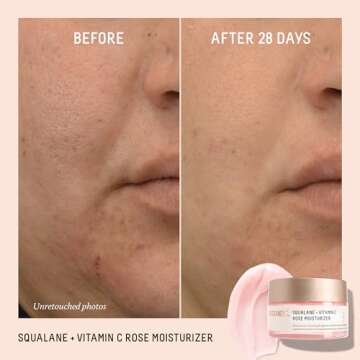 Biossance Squalane + Vitamin C Rose Moisturizer - Boost Glow