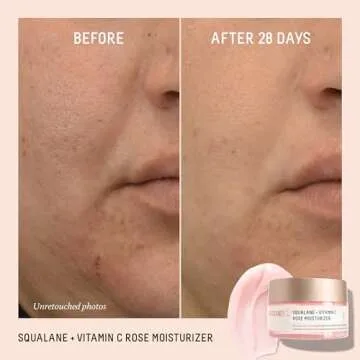 Biossance Squalane + Vitamin C Rose Moisturizer - Boost Glow