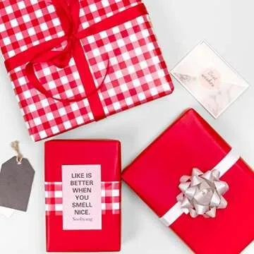 WRAPAHOLIC Reversible Wrapping Paper - 17 Inch Mini Roll