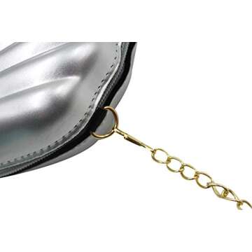 AIBEARTY Cute Seashell Shape Crossbody Purse Small Shoulder Bag with Chain for Women Little Girls