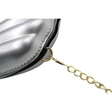 AIBEARTY Cute Seashell Shape Crossbody Purse Small Shoulder Bag with Chain for Women Little Girls
