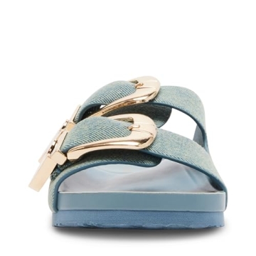 Madden Girl Bandero Women’s Sandal - Stylish Denim Slip-Ons