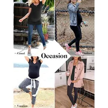 Stylish Liu & Qu Maternity Side Ruched T-Shirts