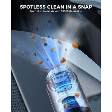 MBNGF Cordless Vacuum with 35000PA Suction Power