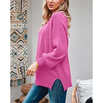 Imily Bela Trendy Oversized Pullover Fall Sweater