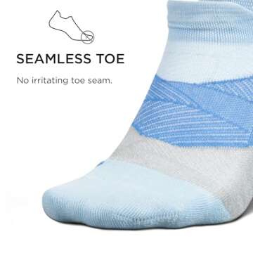 Feetures Elite Ultra Light Cushion Ankle Socks for Sports