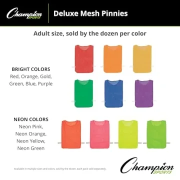 Champion Sports Poly Spot Markers - Durable 10-inch Set of 6