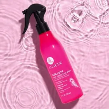 Luseta Keratin Heat Protectant Hair Spray - Smoothing Treatment for Dry Hair
