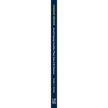 Common Ground for Second Language Acquisition Teachers