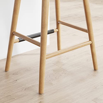 Elegant Barker Backless Bar Stool for Kitchen - 24"