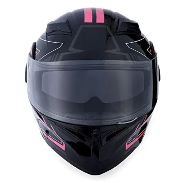 1Storm Modular Full Face Motorcycle Helmet - HB89 Arrow Pink