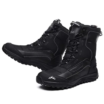 ROCKMARK Men's Waterproof Winter Snow Boots for Comfort