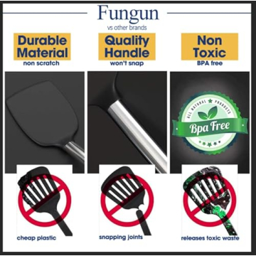 Fungun 24 Pcs Silicone Kitchen Utensils Set for All Cooking Needs