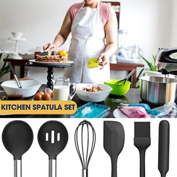 Fungun 24 Pcs Silicone Kitchen Utensils Set for All Cooking Needs