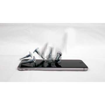 WHOOSH! Diamond Defense - Superior Nano Liquid Screen Protector Wipe, Easy Application, No Bubbles/Streaks, Hardens Glass - Fits All Screens ;Phones or Tablets