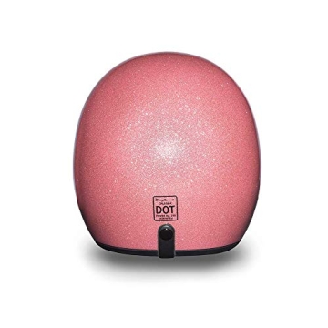 Daytona Cruiser Helmet Pink Metal Flake - Lightweight DOT Approved