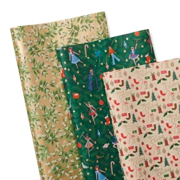 RIFLE PAPER CO. Gift Wrap Bundle – Joyful Holiday Wrapping