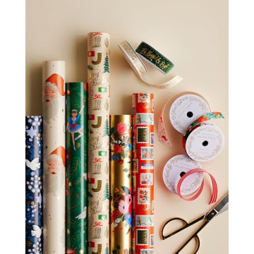 RIFLE PAPER CO. Gift Wrap Bundle – Joyful Holiday Wrapping