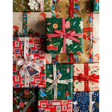 RIFLE PAPER CO. Gift Wrap Bundle – Joyful Holiday Wrapping