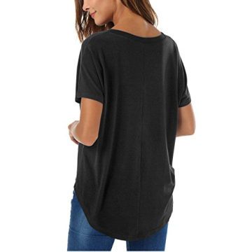 Herou Summer Womens Casual Loose T-shirt Soft Breathable