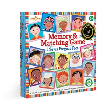 eeBoo I Never Forget a Face Educational Memory Game