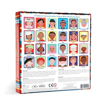 eeBoo I Never Forget a Face Educational Memory Game