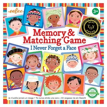 eeBoo I Never Forget a Face Educational Memory Game
