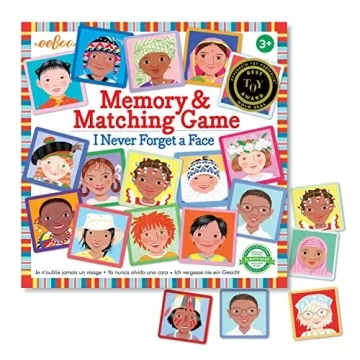 eeBoo I Never Forget a Face Educational Memory Game