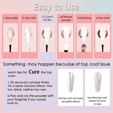 Allstarry Chrome Nail Powder for Stunning Nail Art