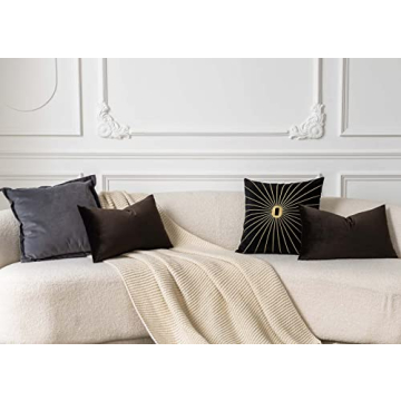 Elegant JUSPURBET Velvet Pillow Covers for Stylish Home
