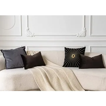 Elegant JUSPURBET Velvet Pillow Covers for Stylish Home