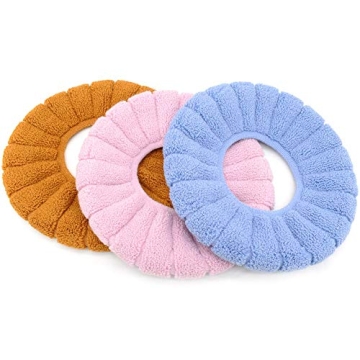 Soft Stretchable Toilet Seat Covers 3PCS Set