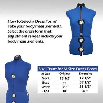 Adjustable Female Dress Form for Sewing Projects