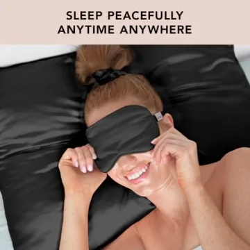 Luxurious Kitsch Lavender Satin Eye Mask for Relaxation