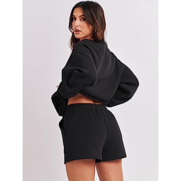 Cozy and Stylish ANRABESS Sweat Shorts Set 2024
