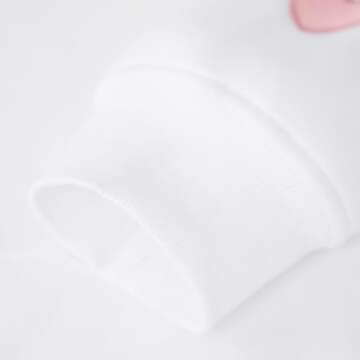 Argeousgor Y2k Heart Embroidery Oversized Sweatshirt for Women