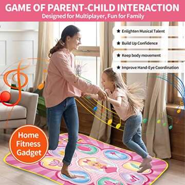 Innovative Dance Mat for Kids 3-12 | Fun & Safe
