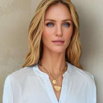 ORIGENCE Heart Charm Necklace - Elegant Gold Accessory