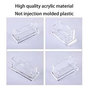 Professional SANRUI Business Card Holder - Clear Acrylic Design
