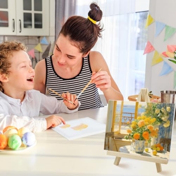 Mini Easel Canvas Set for Creative Art Projects