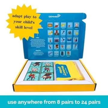 Upbounders- Musical Crossroads - Memory Matching Game for Toddlers - 24 Playing Card Pairs - Sweet Music Game Kids - Piano Singing - Ages 3+